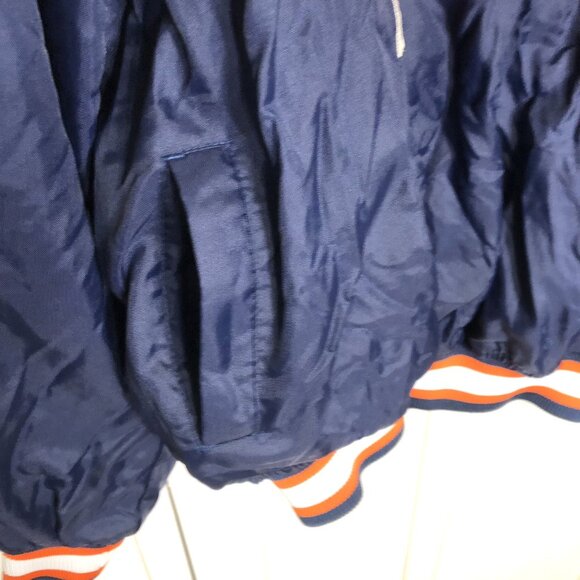 Vintage Starter Auburn Tigers Pullover V-Neck Jacket Windbreaker 90s Mens Medium - Picture 4 of 12